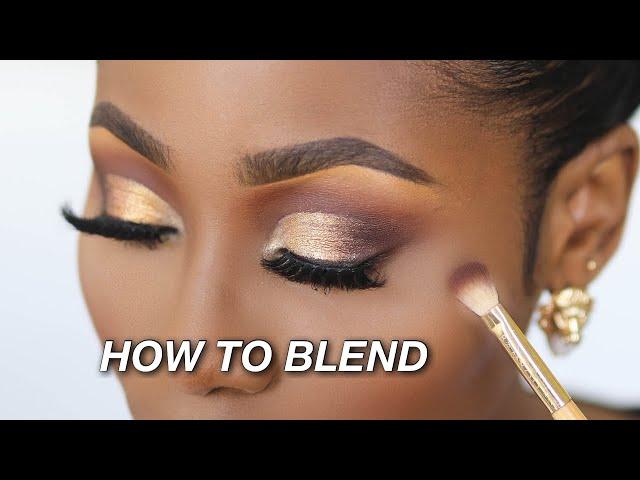 HOW TO APPLY EYESHADOW FOR BEGINNERS | DETAILED & CLOSE UP | BEGINNER FRIENDLY