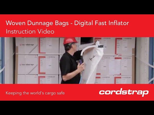 Cordstrap | 12 Cordstrap Woven Dunnage Bags + Digital Fast Inflator