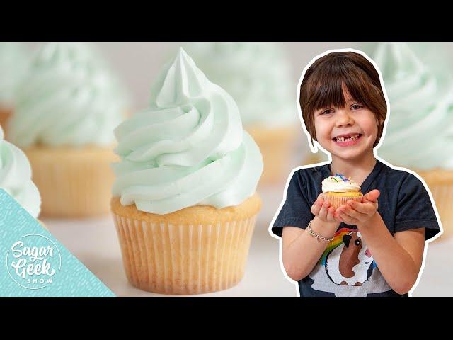 The BEST Moist & Fluffy Vanilla Cupcake Recipe