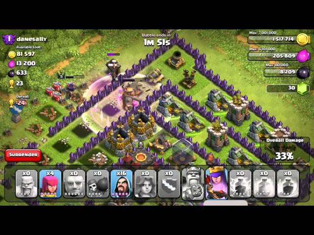 Barbarian King/Archer Queen Live Attack