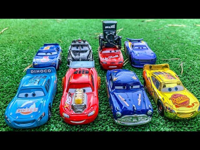 Disney Pixar Cars Lightning Mcqueen, Dinoco, Mater, Hudson, Axlerod, Finn, Frank, Guido, Mack, Shu