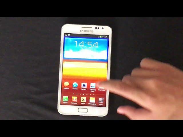 How install custom rom Lineage OS 16(Android 9) without PC from stock rom on Samsung Note 1 GTN7000
