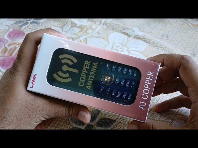 lava A1 COPPER new keypad mobile phone 2024.