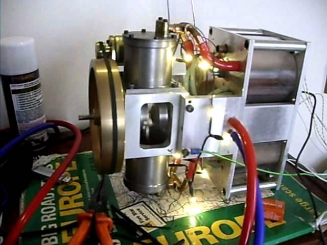 Stirling engine generator low temperature