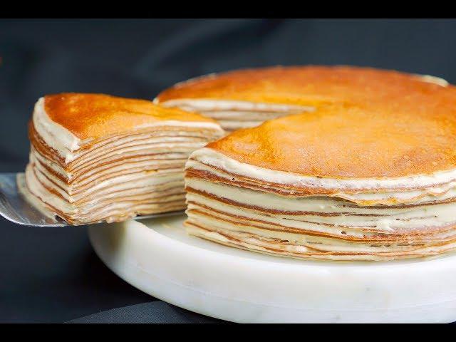 乌龙茶千层蛋糕 Oolong tea crepe cake