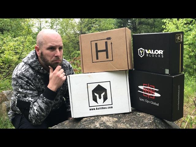 Which One? BattlBox VS. Spec Ops Global VS. Hunt Vault VS. Valor Blocks