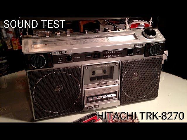 Sound Test HITACHI TRK-8270 aka Padisco-8270 Boombox