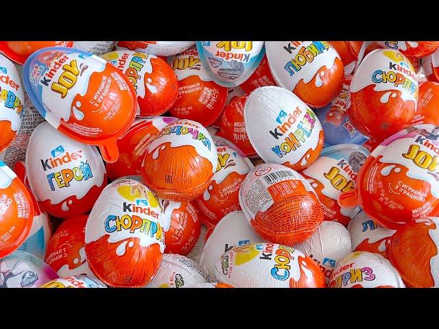 NEW! A LOT OF KINDER SURPRISE EGGS TOY (KINDER JOY)