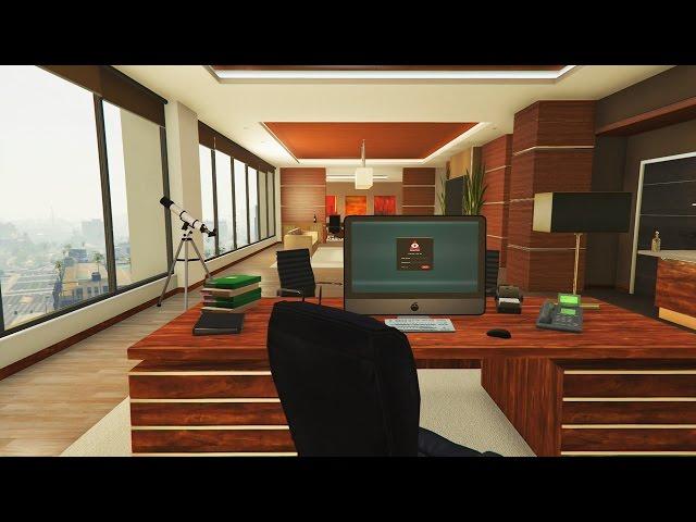 GTA 5 ONLINE - Finance and Felony DLC - "Maze Bank Organization" - View, Price, Interior & Location