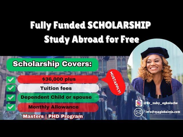 Study Abroad with Fully funded scholarships | No Extra Application Required