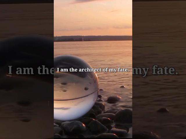 I Am The Architect Of My Fate [Morning Affirmations] #shorts