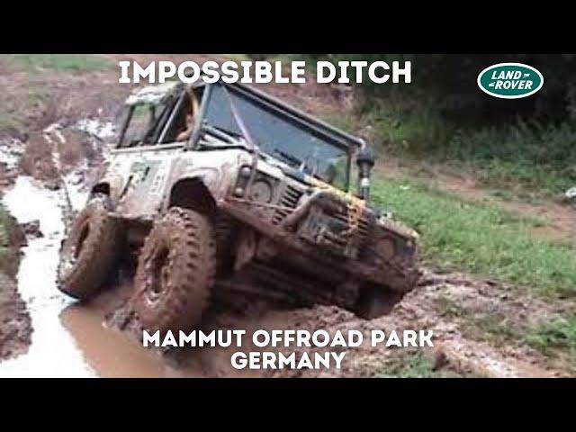 A DITCH TOO FAR! | Mammut Offroad Park Germany Land Rover Defender