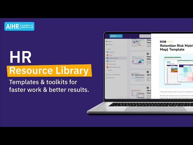 AIHR Resource Library: HR Templates & Toolkits for Faster Work & Better Results