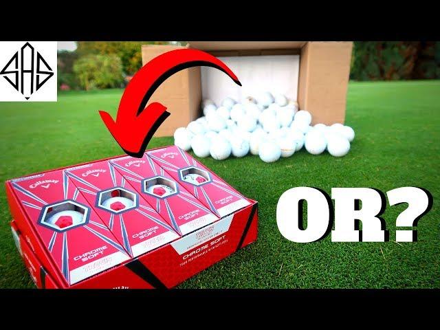 100 LAKE BALLS OR 12 EXPENSIVE GOLF BALLS!?