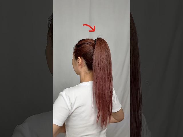 높고 안처지는 포니테일 이렇게만 하세요!