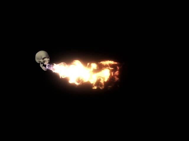 Fire Breathing skull