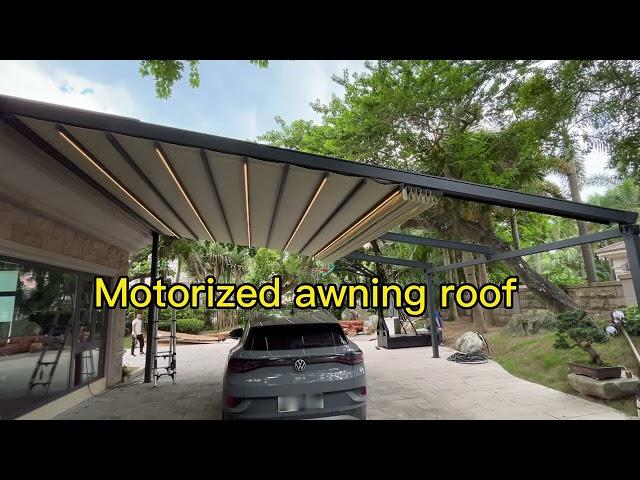 DAVIS Motorized  Retractable Awning Roof