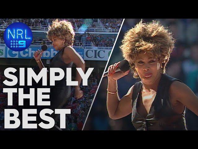 Relive Tina Turner’s electrifying 1993 NSWRL Grand Final performance | NRL on Nine