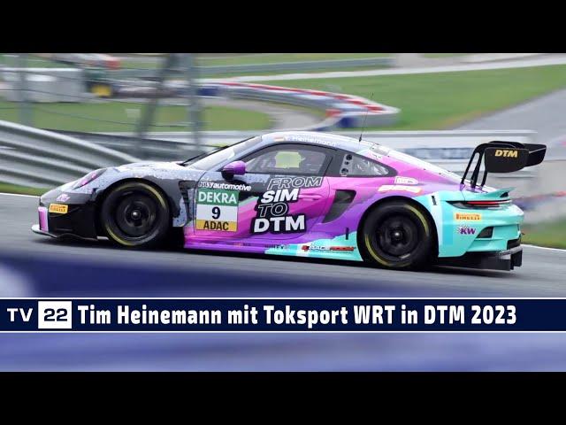 MOTOR TV22: Tim Heinemann startet mit dem Porsche von Toksport WRT in der DTM 2023