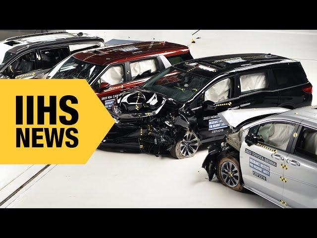 Minivans rate marginal, poor in new crash tests - IIHS news