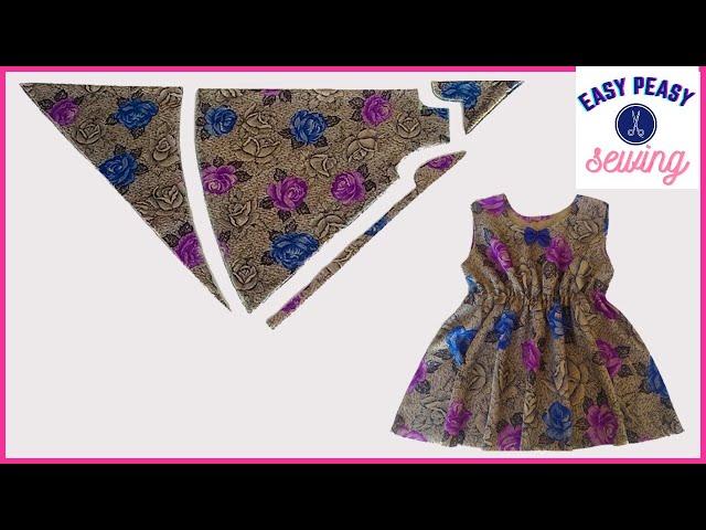 Easy Umbrella Baby Dress Cutting & Sewing