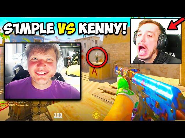 S1MPLE DESTROYS KENNYS IN 1v1! CS2 Twitch Clips