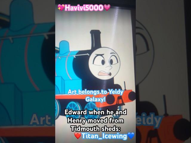 (Art belongs to @yeidygalaxy) POOR EDWARD! #thomasandfriends #2024