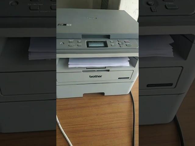 brother DCP B7500D black and white printer in action very fast speed printing #printer #brother