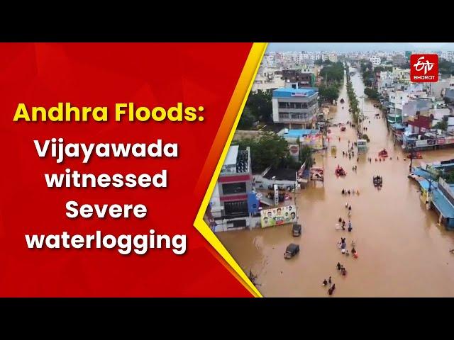 Andhra Pradesh Rains: Severe waterlogging witnessed in various parts of Vijayawada | Heavy Rain