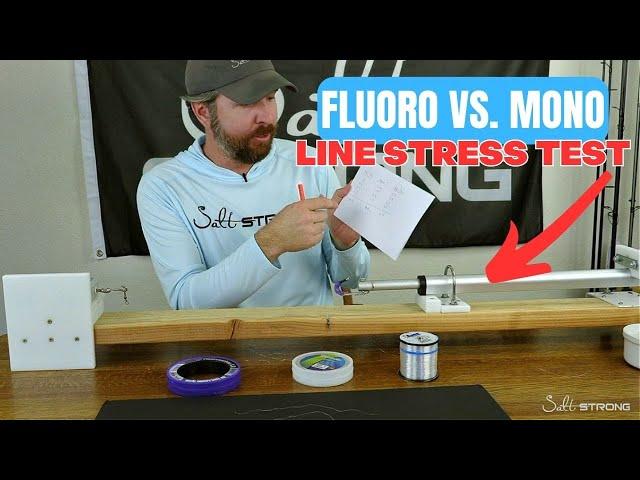 Fluorocarbon vs. Monofilament Line Stress Test Experiment Results!