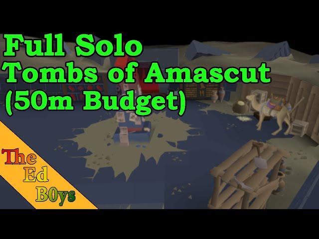 OSRS Full Tombs of Amascut Solo (Raids 3) | 50m Budget ToA Example