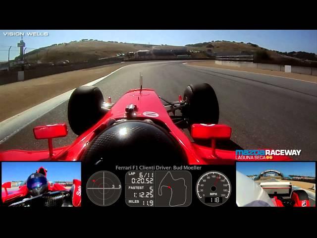 Ferrari Racing Days Laguna Seca - F1 Clienti Driver: Bud Moeller / Session 1 - Fast Lap.