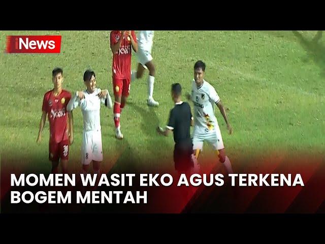 Berikan Penalti, Wasit Eko Agus Terima Bogem Mentah Pemain Sulteng