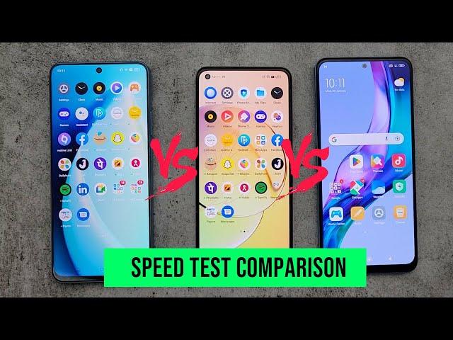 Realme 10 vs Redmi Note 12 vs Realme 10 Pro: Speed Test | PUBG Comparison