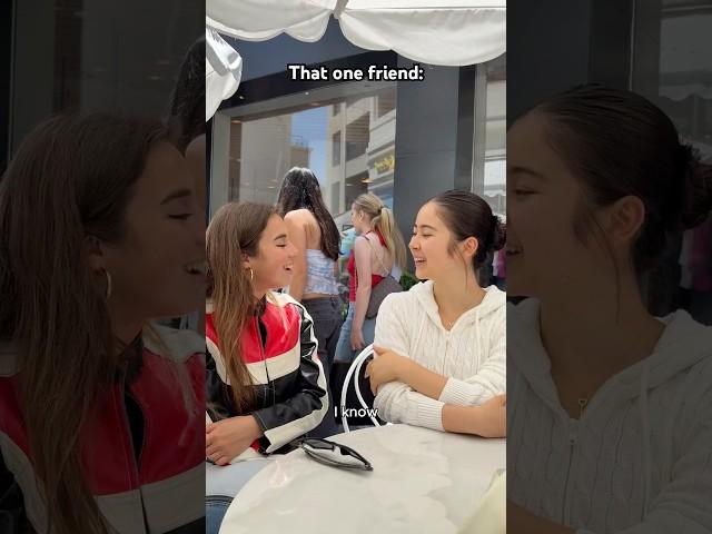 I fear I’m that one friend @enola.bedard #sofimanassyan #funny #relatable