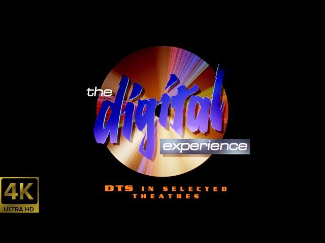 DTS The Digital Experience (1993) Flying Disc Logo - Version 1 [4K] [5.1] [FTD-0672]