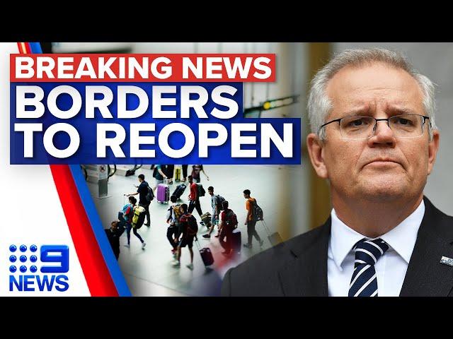 International travel ban expected to lift in December | Coronavirus | 9 News Australia