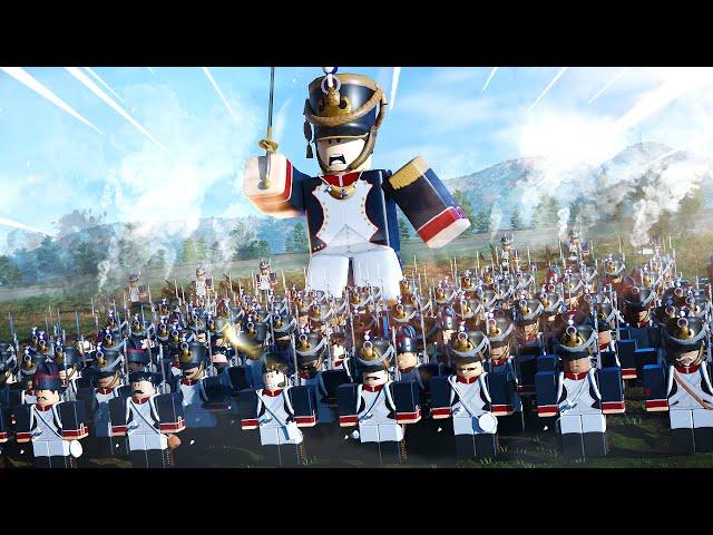 I Command a MASSIVE LINE BATTLE in Roblox Grand Battles - Napoleonic Wars