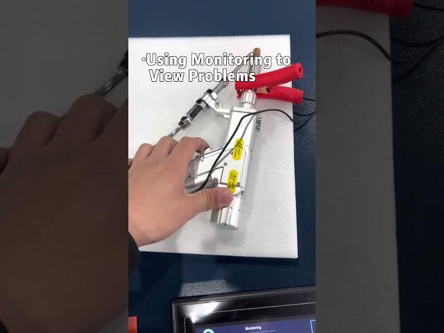 Laser Welding Machine Checking Issues with Monitor