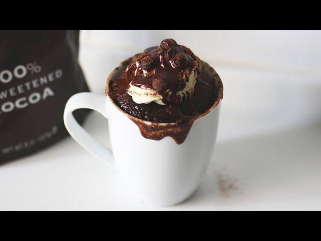 How to make a CHOCOLATE MUG CAKE