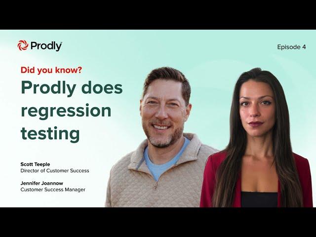 Did you know? Prodly does regression testing!