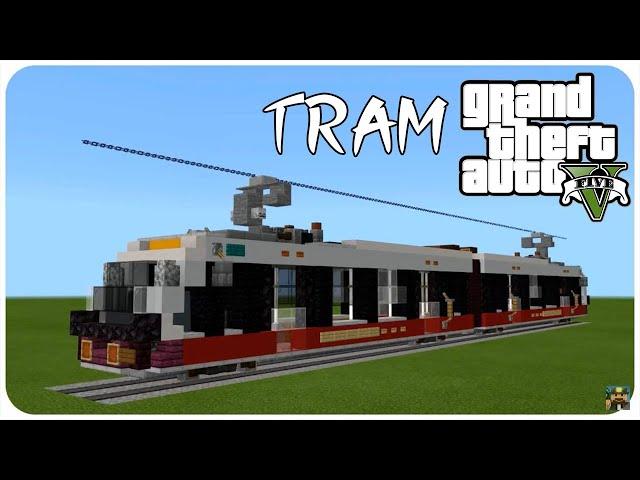 How to Build a Tram in Minecraft (GTA 5 Tram) Minecraft Tram Tutorial