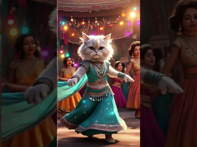 Cat Cute Dance  | Funny & Adorable Cat Dancing Video | #shorts  #cat #shortsfeed