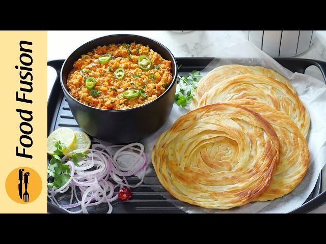 Layered Paratha with Anda Qeema Ramadan Special Recipe by Food Fusion