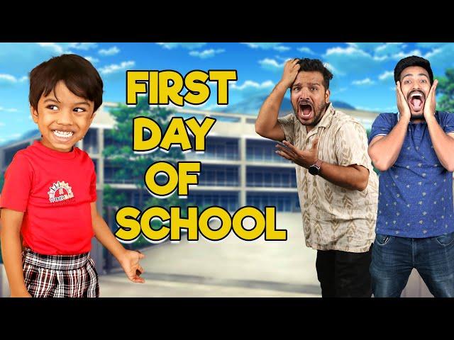 SHAURYA'S FIRST DAY OF SCHOOL | *school nahi jana*