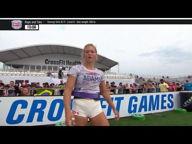 Age Group Yoke and Rope (16-17 & 35-49) | 2018 CrossFit Games