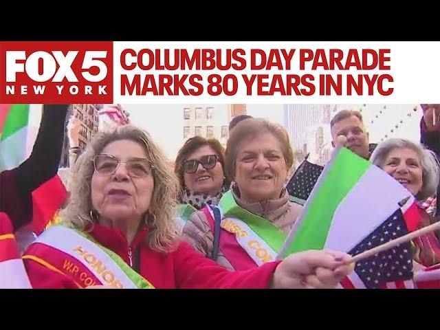 Columbus Day Parade marks 80 years in NYC