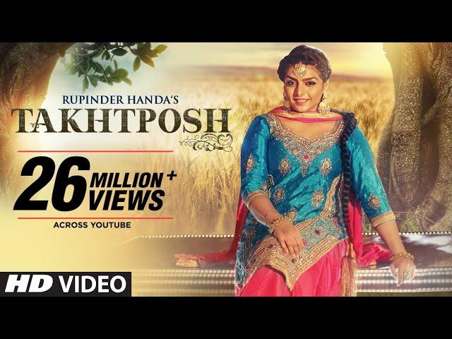 Rupinder Handa: TAKHATPOSH (Full Video Song) | Desi Crew | New Punjabi Songs 2016