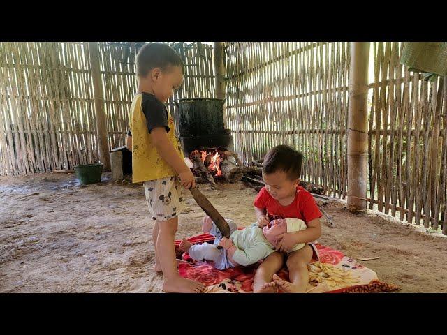 Harvest giant bamboo shoots - bring to market to sell, cook food for pigs | Chúc Thị Duyên