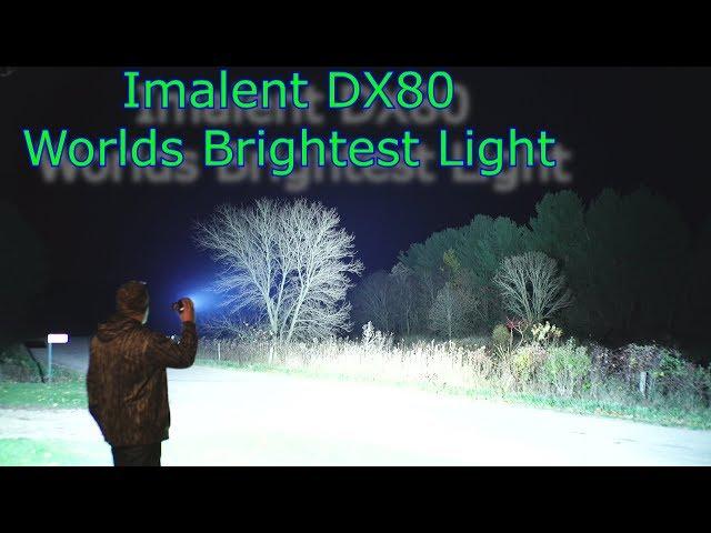 Worlds Brightest Flashlight Imalent DX80